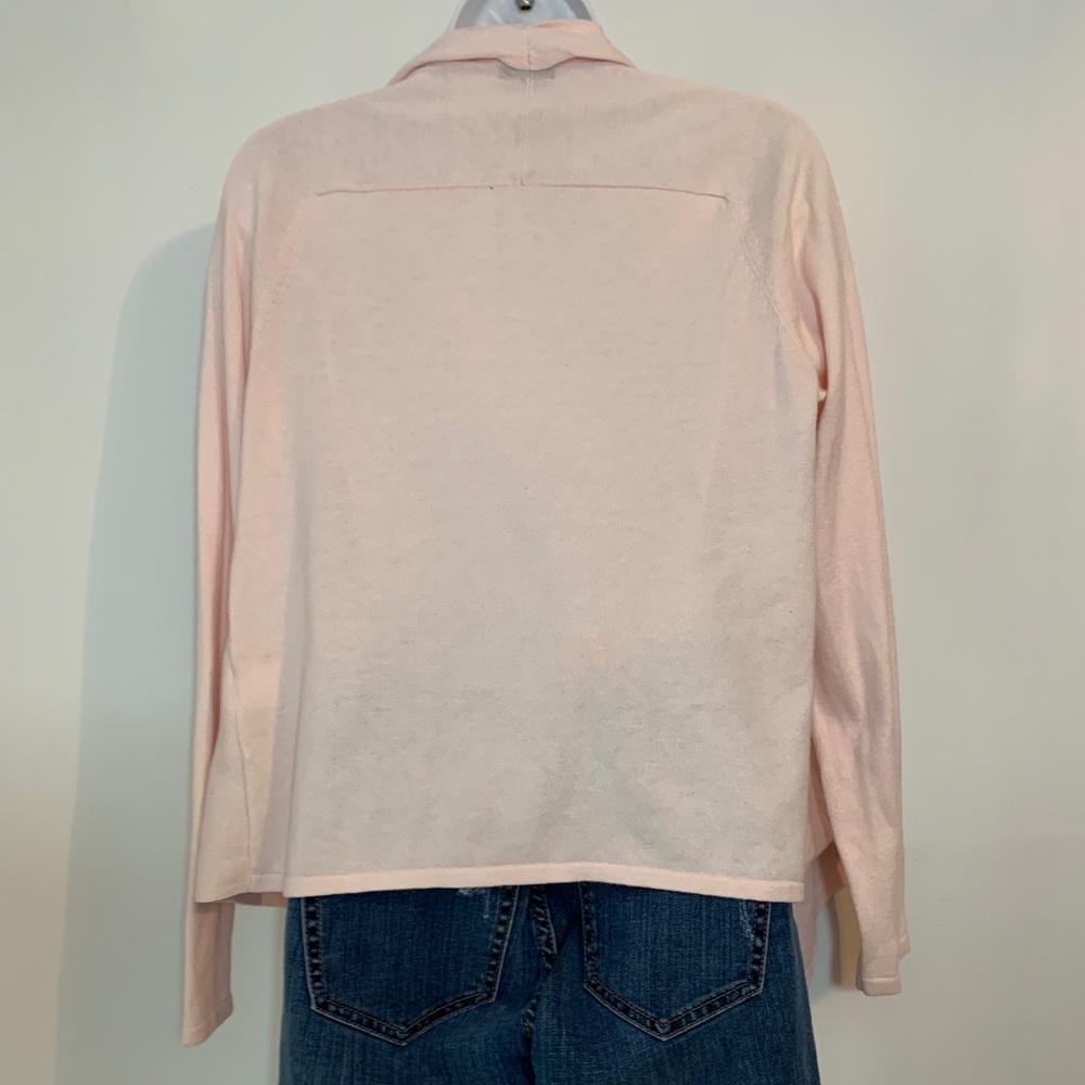 Pink knit cardigan by Lord & Taylor. Size Small - Picture 5 of 6